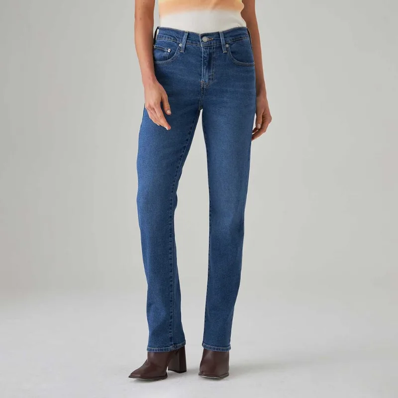 Calça Jeans Levi's® 724® High Rise Straight Lavagem Média - 28X32 USA | 39 BR