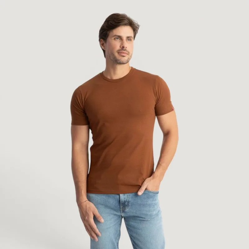 Camiseta Levi's® Slim Tab Manga Curta - M USA | M BR