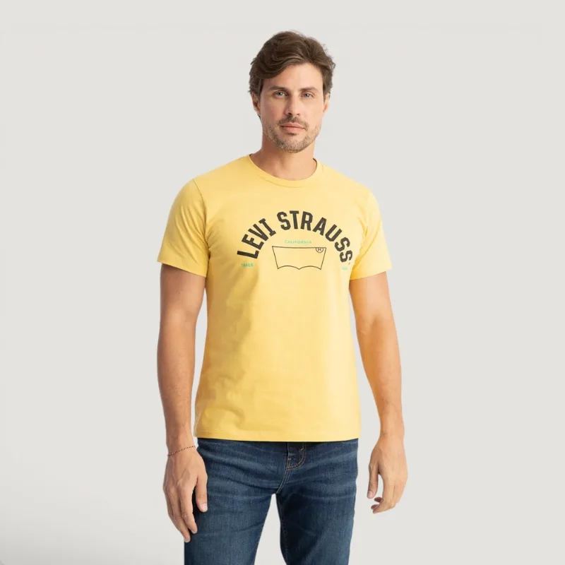 Camiseta Levi's® Graphic Set-in Neck Manga Curta - M USA | M BR
