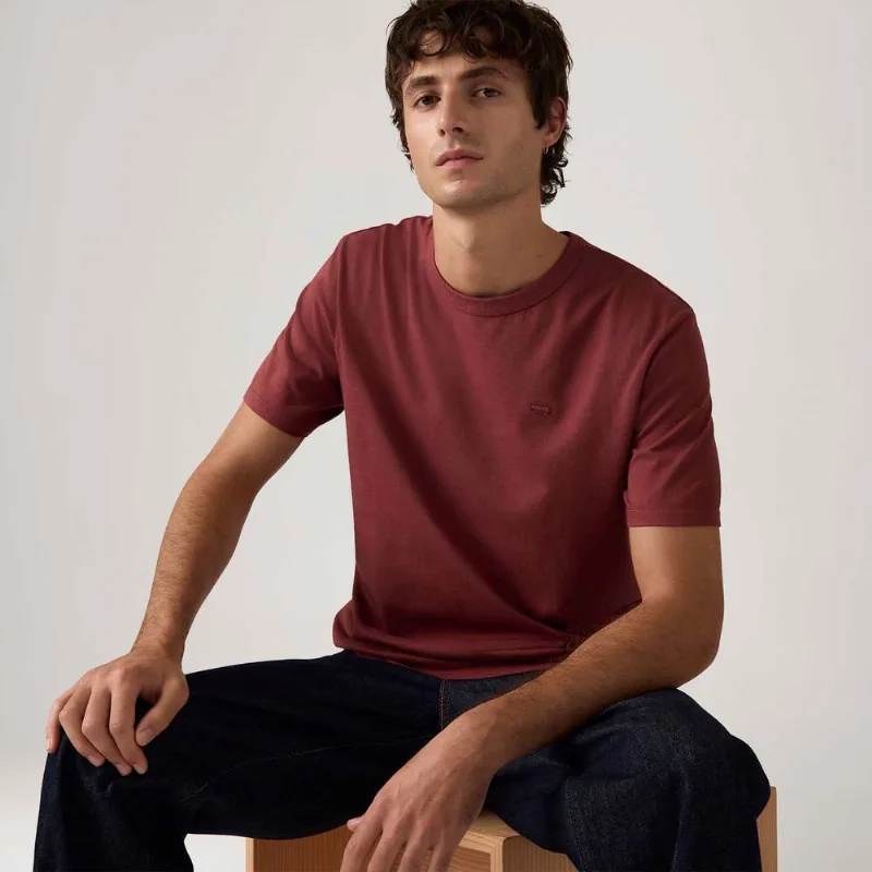 Camiseta Levi's® Original Tee Vinho Manga Curta - S USA | P BR