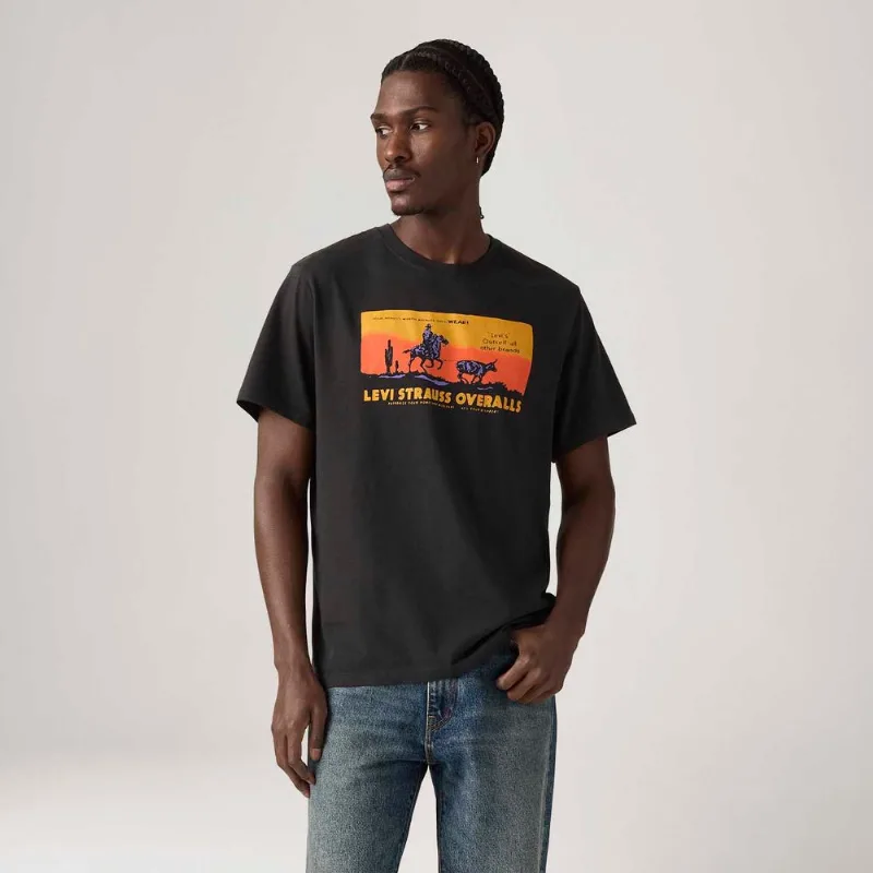 Camiseta Levi's® Relaxed Preta Manga Curta - XXL USA | EGG BR