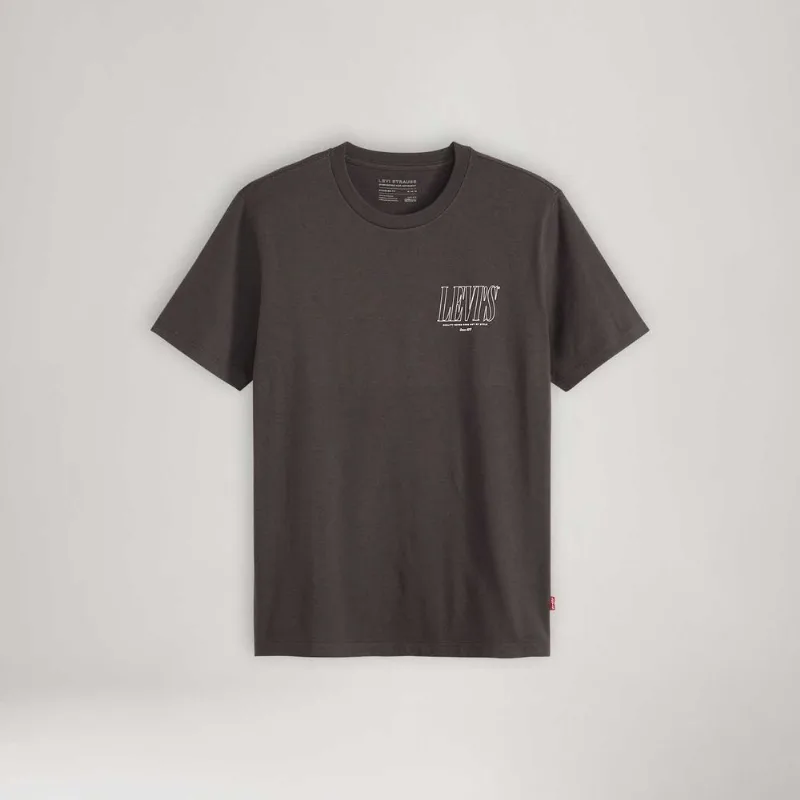 Camiseta Levi's® Graphic Crewneck Preta Manga Curta - XXL USA | EGG BR