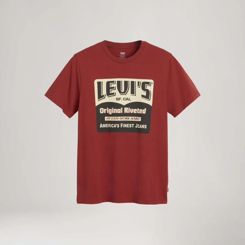 Camiseta Levi's® Graphic Crewneck Vermelha - M USA | M BR