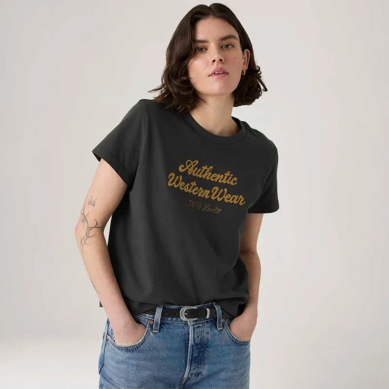 Camiseta Levi's® Graphic Boxy Preta Manga Curta - XL USA | GG BR