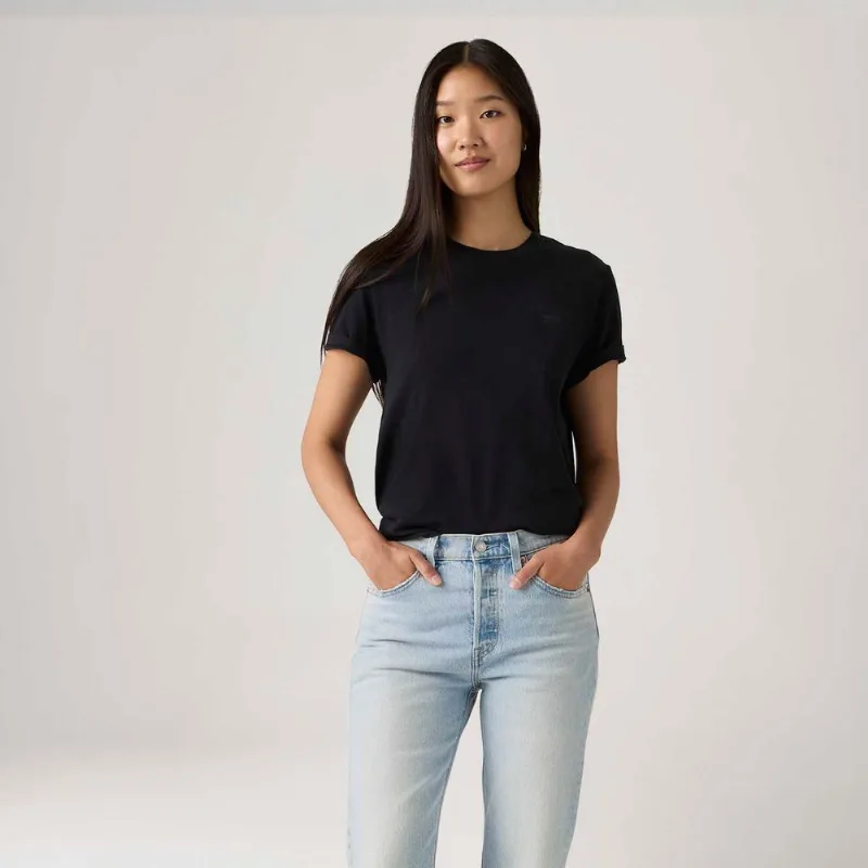 Camiseta Levi's® Favorite Cotton HM Preta Manga Curta - S USA | P BR