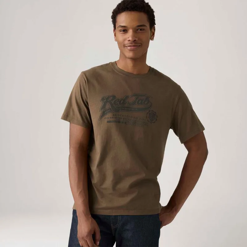 Camiseta Levi's® Graphic Marrom Manga Curta - S USA | P BR