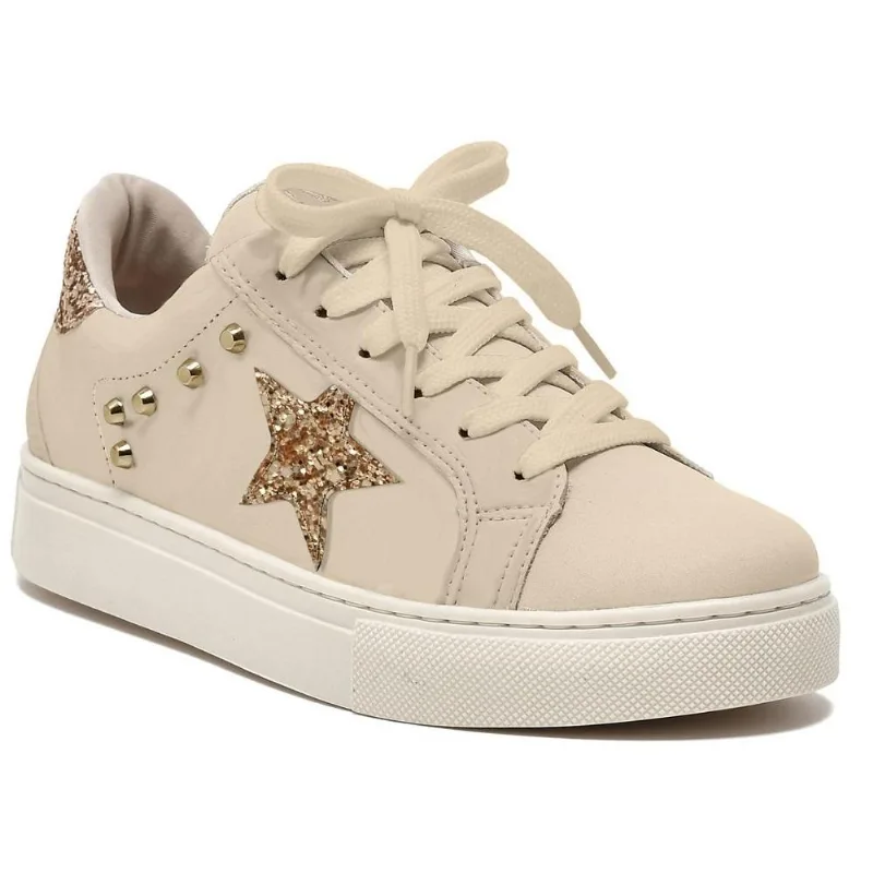 Tenis Via Marte Ref 082.009-03 Creme 035