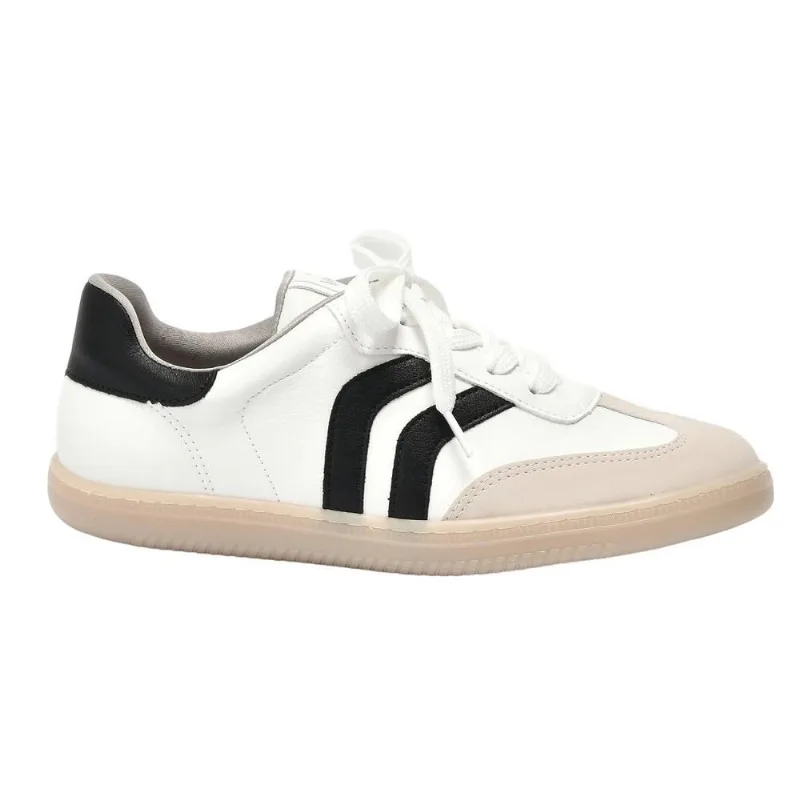 Tenis Via Marte Casual Ref 129-003-01 Bege/branco/preto 034