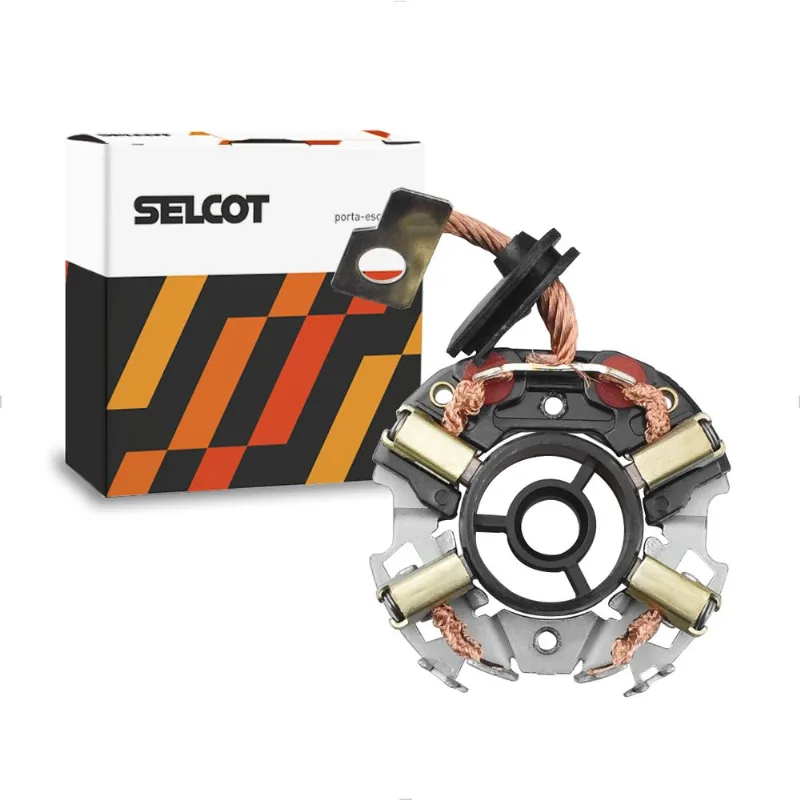 Porta-Escova Motor Gol Saveiro 1.6 1.8 2.0 Celta 1.0 1.4 Palio Uno 1.0 1.3 Selcot