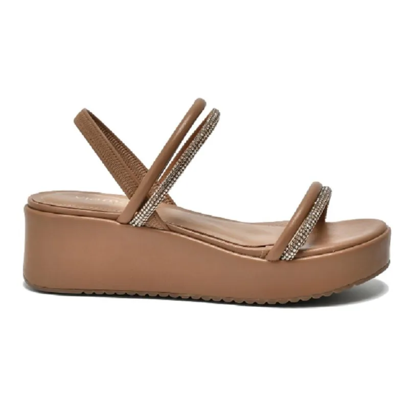 Sandalia Via Marte Plataforma Ref 167-008-01 Macchiato 038
