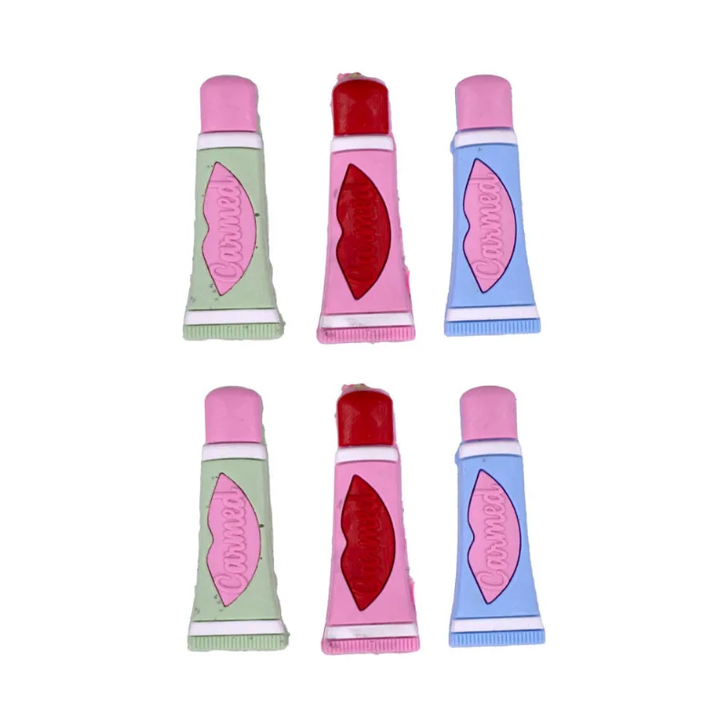 Aplique Hidratante Labial Carmed Emborrachado Com 50 Peças 103 - Colorido