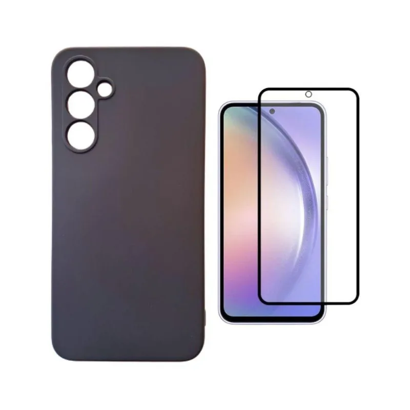 Kit Capinha Aveludada + Película 3D Para Sam. Galaxy A54 5G