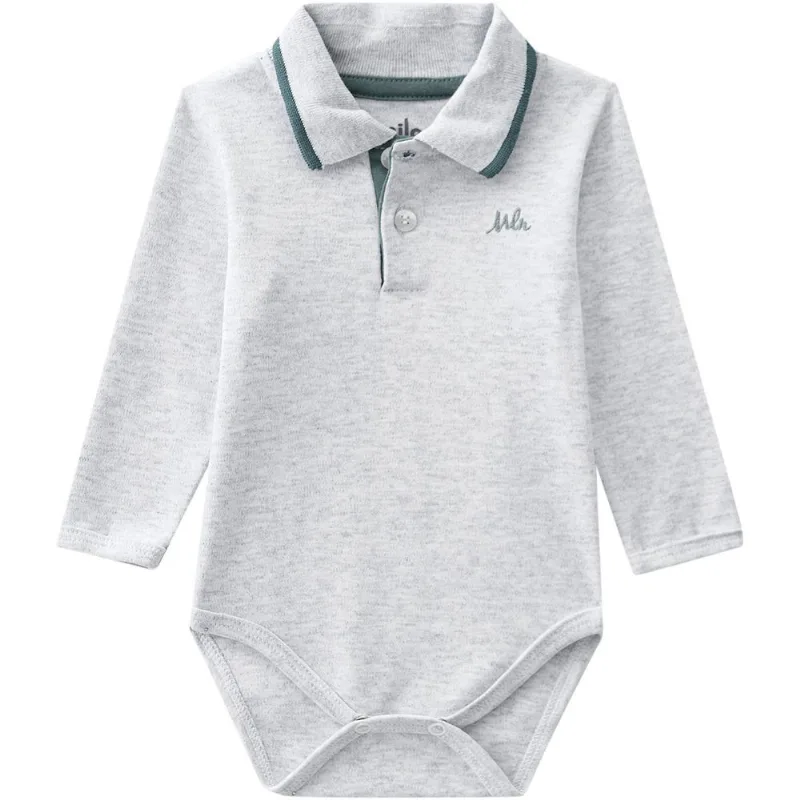 Body Bebê Masculino Milon Suedine M6635.0467.G