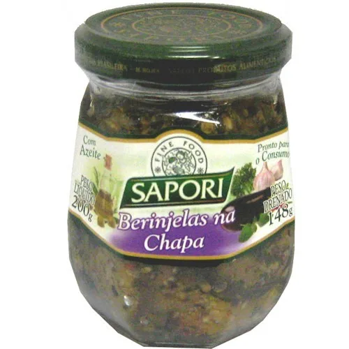 Berinjela Na Chapa Sapori 200g - SAPORI - Mercearia
