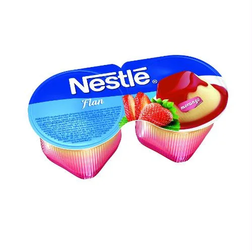Sobremesa Moca Flan Morango - NESTLE - Frios E Laticínios