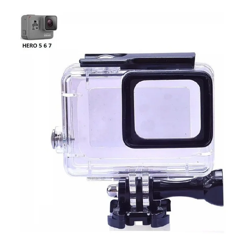 Kit GoPro Hero 5 6 7 Caixa Estanque Suporte De Mão Luva 360ª Cabeça Boia Pau De Selfie Adaptador Tripé Flexível Tripod