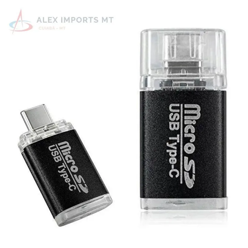 Leitor De Cartão Micro Sd Para Tipo C Otg Adaptador Leito