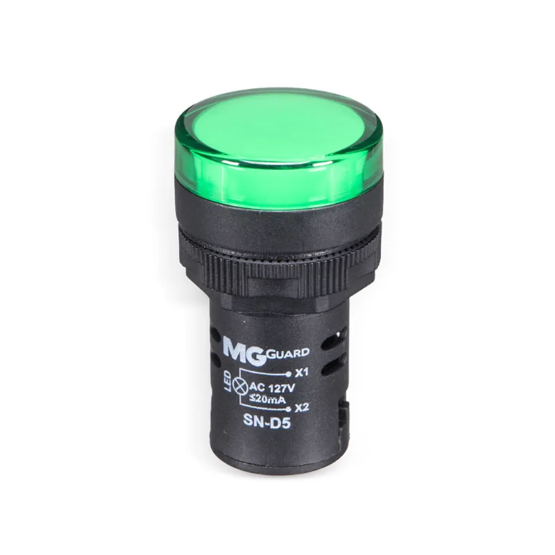 Sinaleiro de LED Monobloco IP65 Margirius Sinaleiro Led Monobloco 127V IP65 Verde Margirius