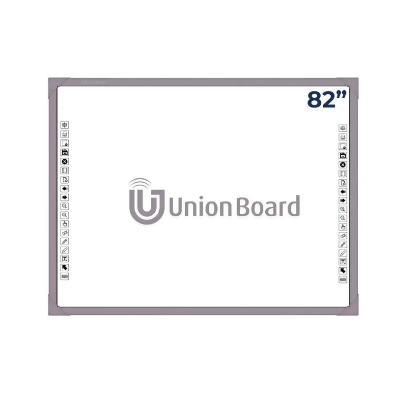Lousa Educacional Interativa Unionboard Color 82 Pol. Cinza