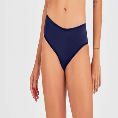 Calcinha Biquíni Love Secret Microfibra Azul Sideral P - Não Disponível - Moda