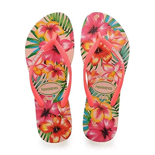 Havaianas Slim Hibisco Fc 39/40 Rosa Ballet - HAVAIANAS - Bazar