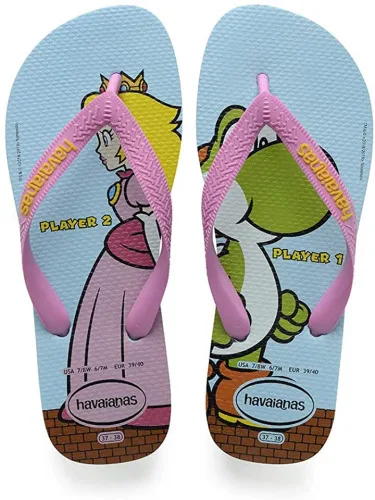 Sand Havaianas Mario Bros Cf Ice Blue 39/40 - HAVAIANAS - Bazar