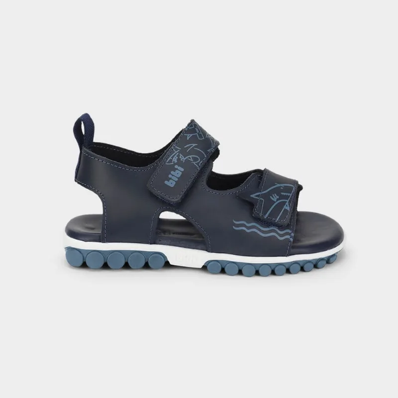 Sandália Infantil Bibi Summer Roller 2.0 Azul de Tubarão 28