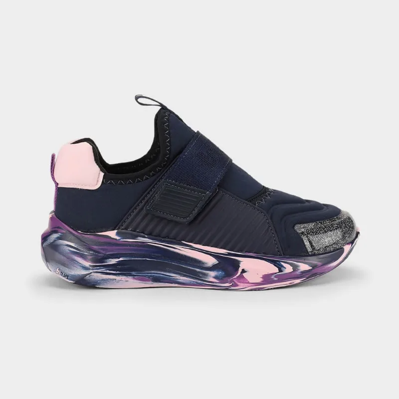 Tênis Infantil Bibi Evolution 2.0 Azul Marinho com Rosa 27