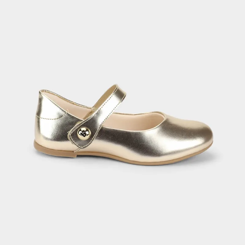 Sapatilha Infantil Bibi Ballerina Basic Dourada 29