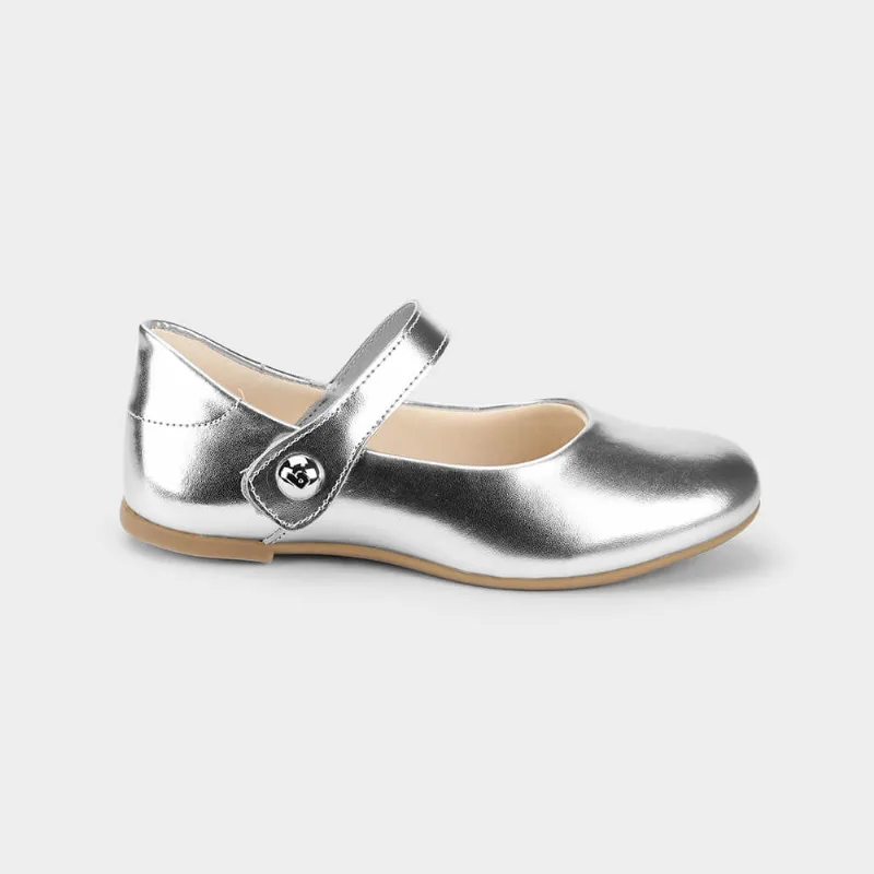 Sapatilha Infantil Bibi Ballerina Basic Prata 20