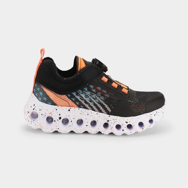 Tênis Infantil Bibi Roller Sport Preto com Laranja 34