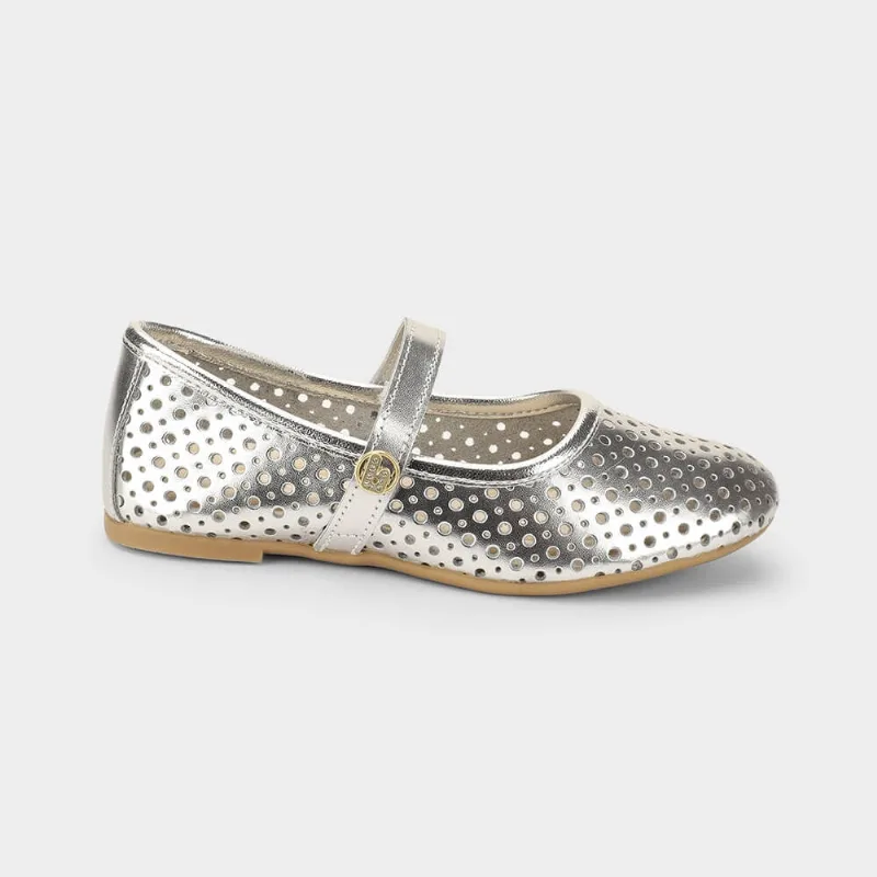 Sapatilha Infantil Bibi Ballerina Basic Prata 35
