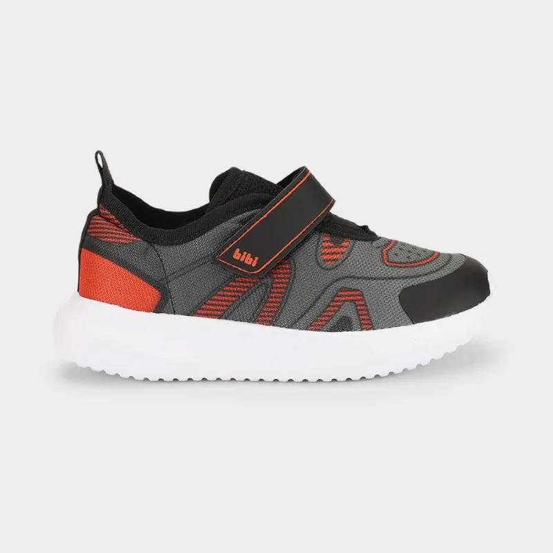 Tênis Infantil Bibi Flash Cinza com Vermelho 27