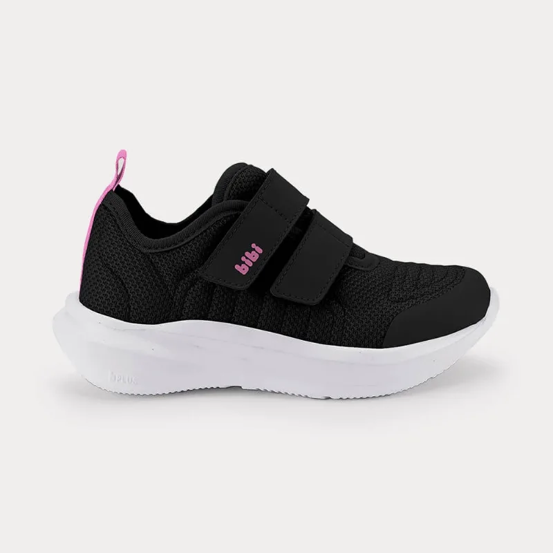 Tênis Infantil Bibi Volt 2.0 Preto com Rosa 32