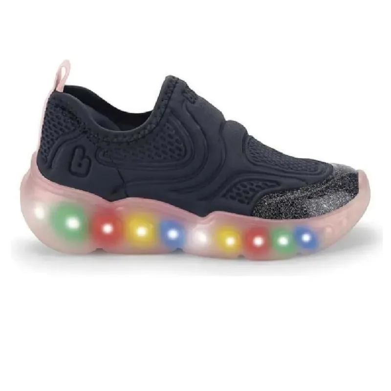 Tênis Bibi Roller Ce 3.0 Luz Ref 1252102 Marinho/Rosa 30