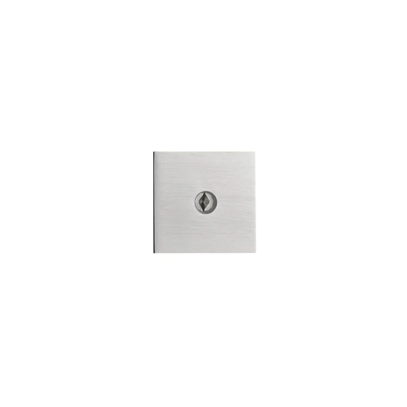 Trava Cromo Acetinado Zamac Roseta Quadrada1500 Milano Pado