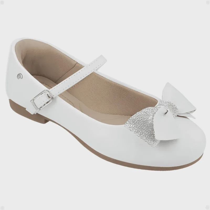 Sapatilha Infantil Pampili Angel 10 Laço De Strass