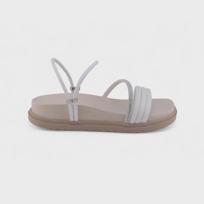 Sandália Papete Infantil Menina Pampili 568.022 Strass