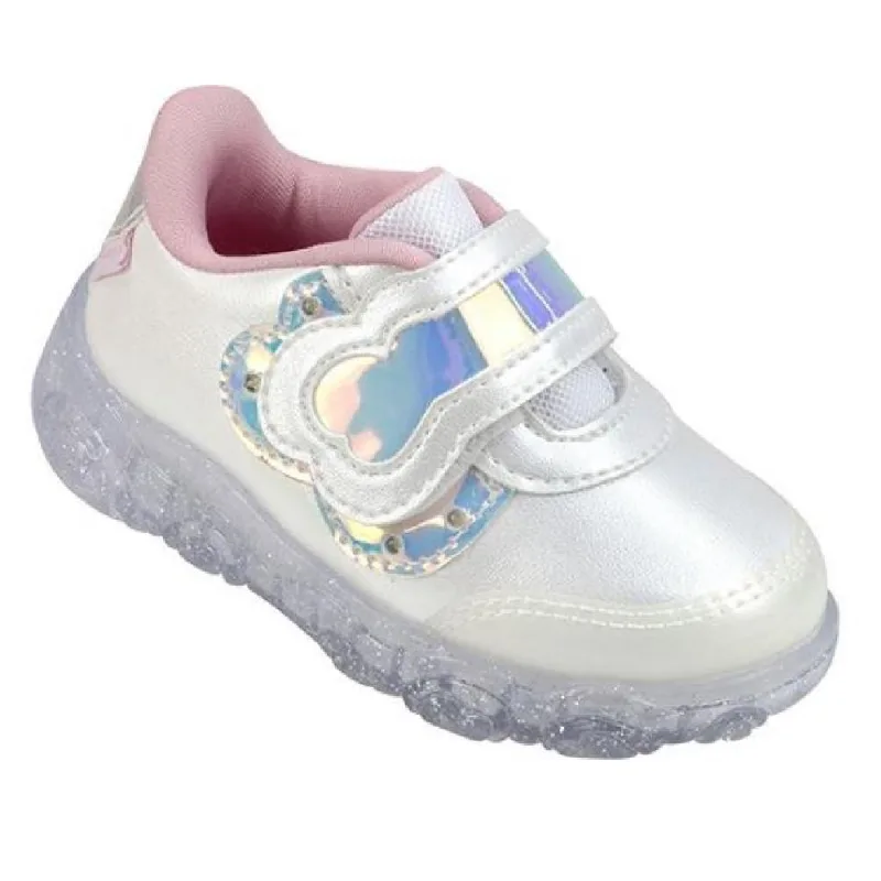 Tenis Pampili Liz Luz Ref 682.073 Branco 027