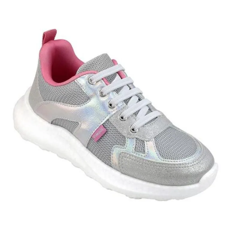 Tenis Pampili Bubble Ref 746.015 Prata 029