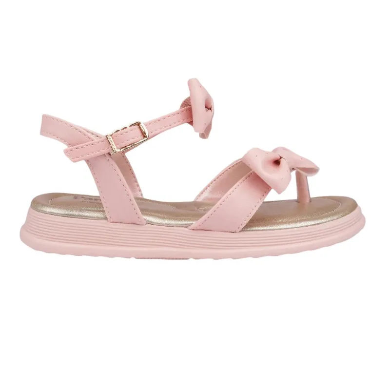Sandalia Pampili Sand Flower Laço Ref 702064000 Rosa 27