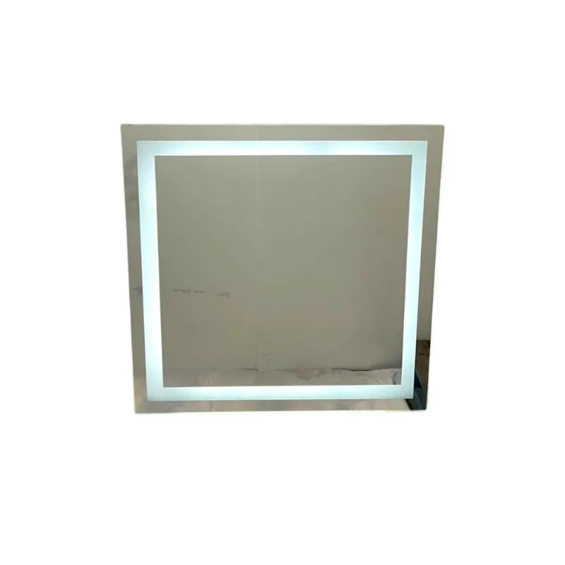 Espelho Quadrado Jateado LED 60x60cm 3000K VFGlass