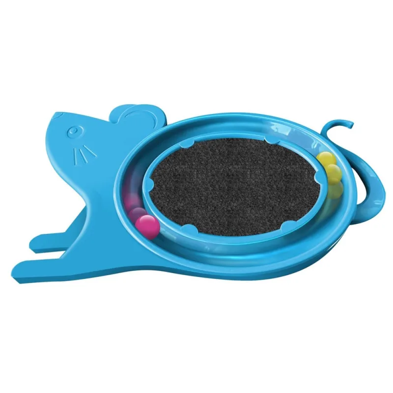 Brinquedo Gato Arranhador Interativo Com Bolinha Azul - Não Disponível - Pet Shop