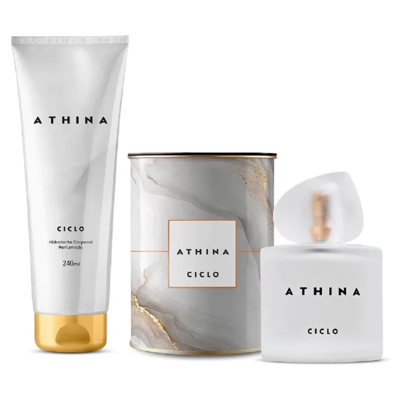 Kit Athina Perfume 100Ml E Hidratante 240Ml Ciclo