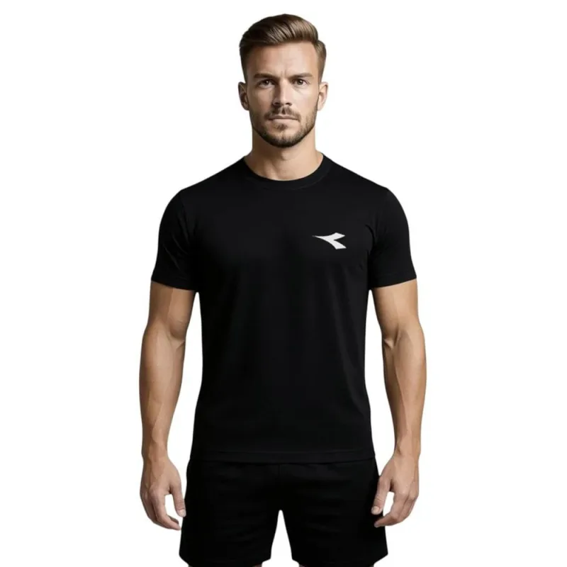 Camiseta Térmica Diadora Manga Curta Small Logo Masculina - Diadora - Moda