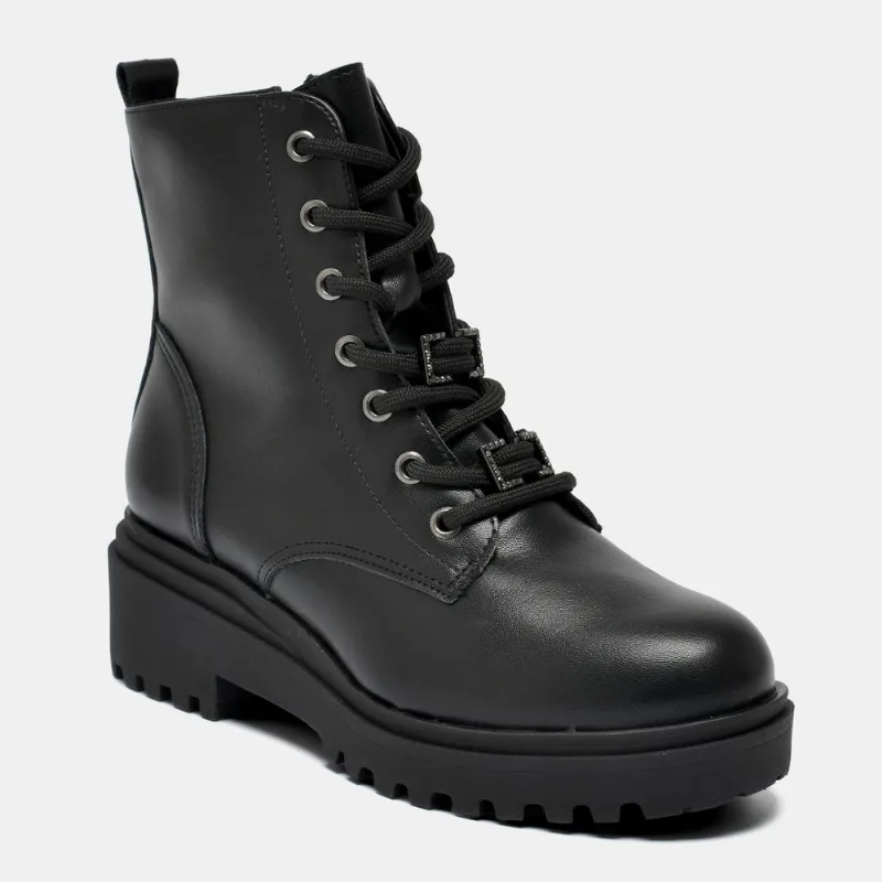 Bota Coturno Preto 009-012-01 34