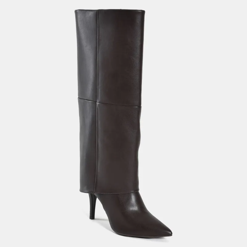 Bota Social Capa Marrom 343-006-01 35