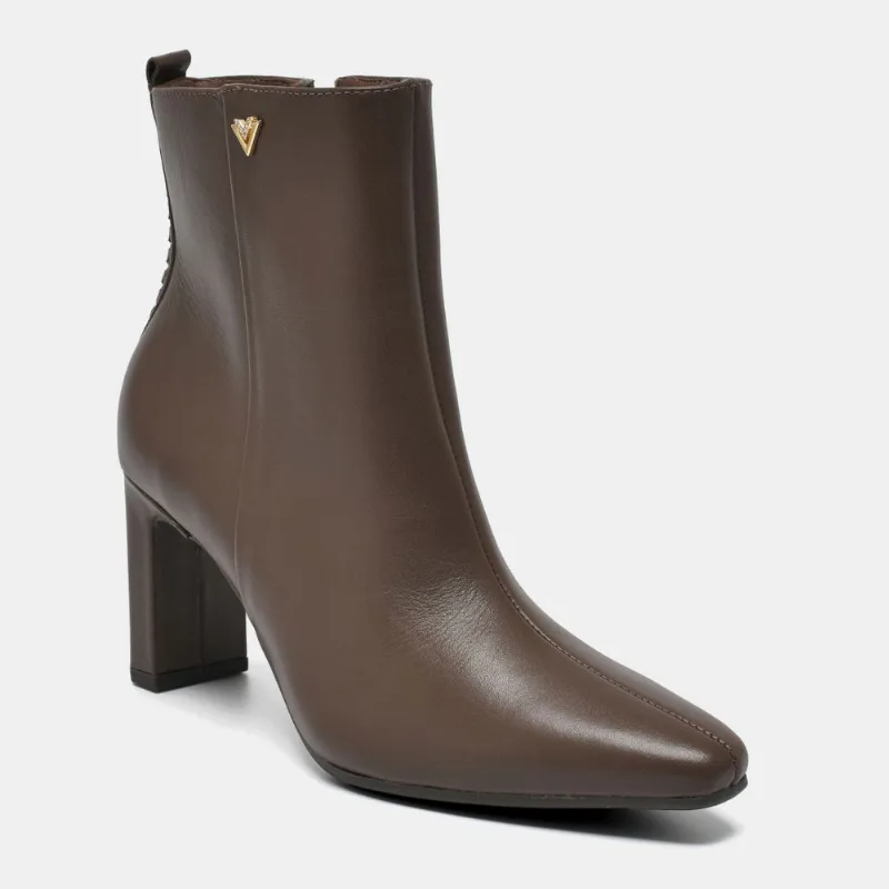Bota Social Couro Marrom 356-001-01 36