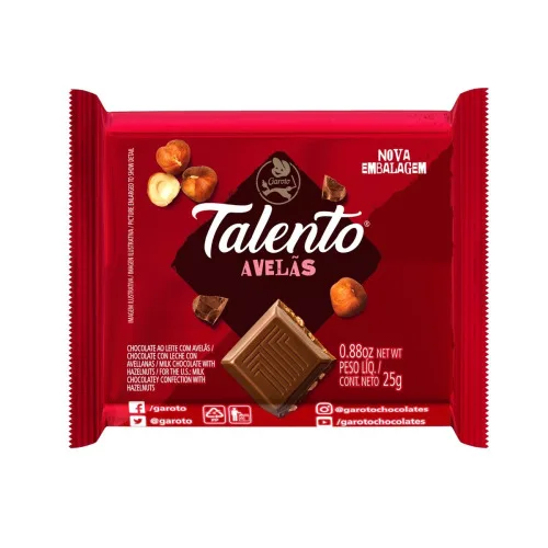 Chocolate.tabl.garoto Talento Avela - TALENTO - Mercearia