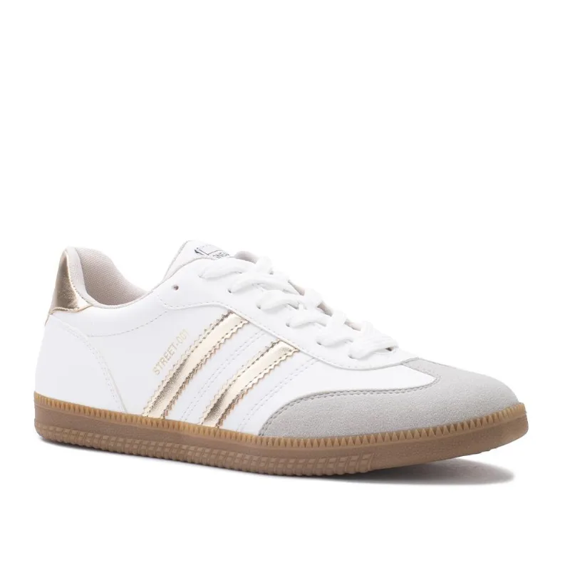 Tenis Sua Cia Ref 8355-15421 Branco/dourado 038